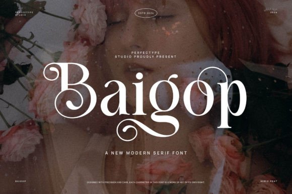 Baigop: A Bold Serif Font for Editorial Storytelling