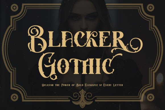 Blacker Gothic Typeface Review for Web Designers