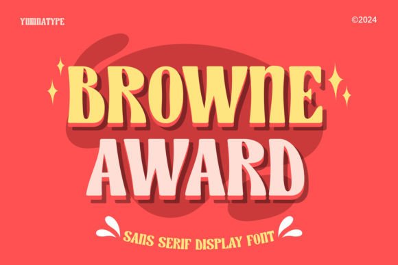 Browne Award: The Bold Sans Serif Font for Handmade Labels & Crafts