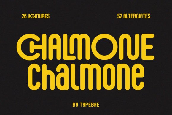 Chalmone: The Rounded Sans Serif Typeface for Handmade Brands