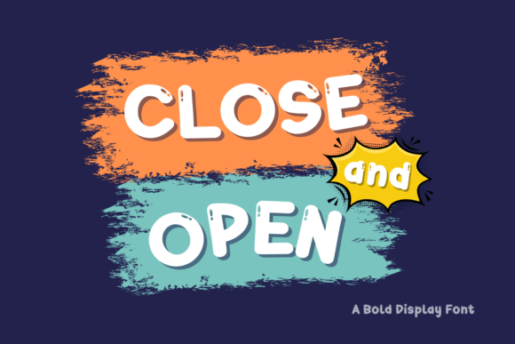 Close Open: The Bold Display Typeface for High-Impact Web Design