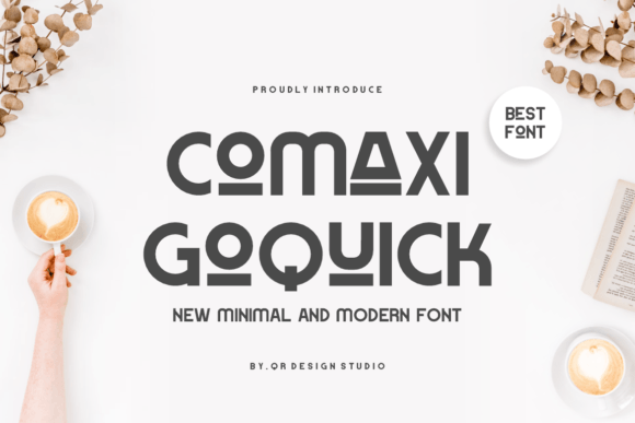 Comaxi Goquick: The Bold Sans Serif Font for High-Impact Campaigns