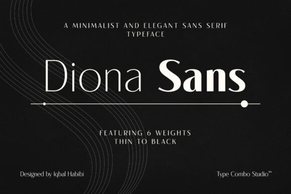 Diona Sans: The Minimalist Typeface for Clearer Campaigns