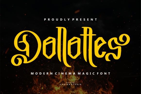 Dollottes: A Bold Blackletter Typeface for Editorial Projects