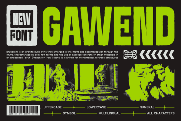 Gawend: The Bold Sans Serif Typeface for High-Impact Campaigns