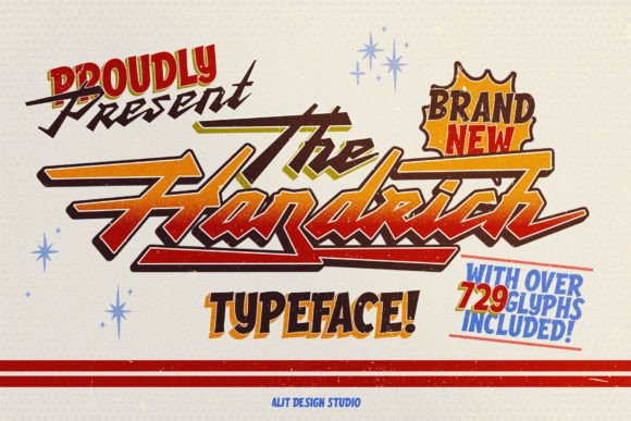 Handrich Typeface: The Dynamic Script Font for Scroll-Stopping Campaigns