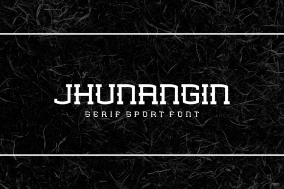 Jhunangin: A Dynamic Serif Font for Bold Web Design