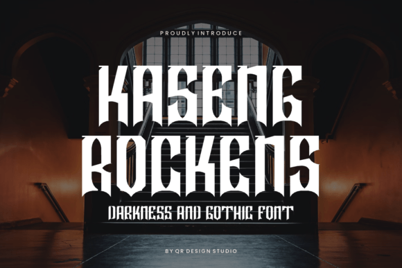 Kaseng Rockens: A Bold Blackletter Typeface for Digital Brands