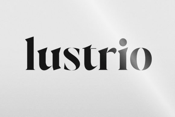 Lustrio: The Bold Serif Typeface for High-Impact Campaigns