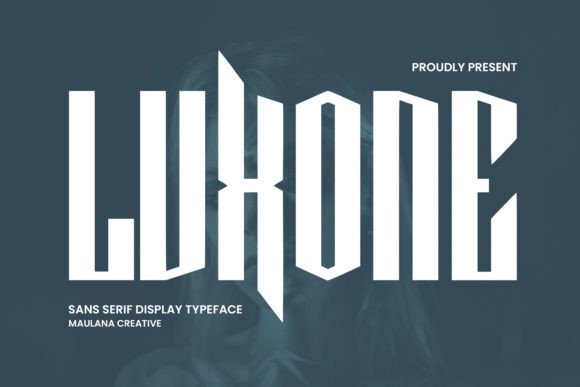 Luxone: A Bold Sans Serif Display Font for Creative Branding