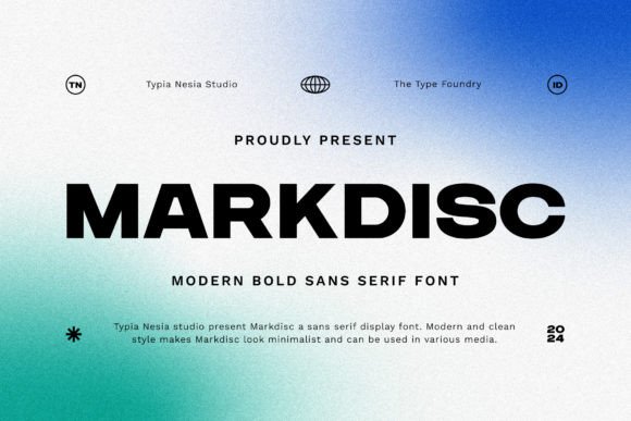 Markdisc: The Modern Sans Serif Typeface for Editorial Design