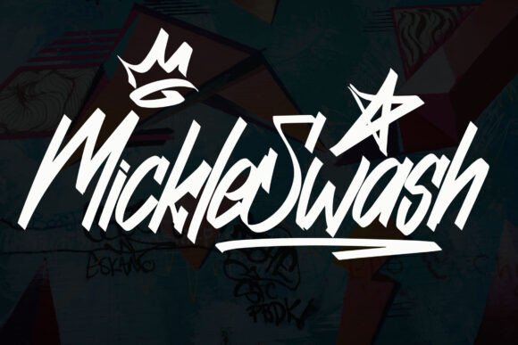 Mickle Swash: A Bold Script Typeface for Editorial Design