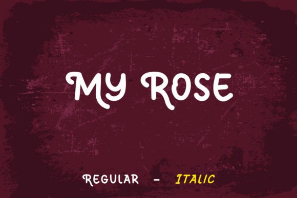 My Rose: A Bold Comic Typeface for Stronger Small Business Branding