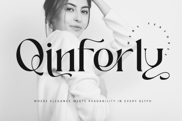Qinferly: A Sophisticated Serif Font for Luxurious Brand Identities