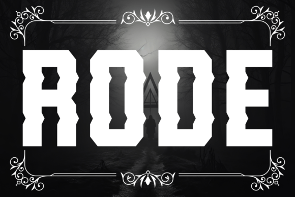 Rode: A Playful Blackletter Typeface for Bold Web Design