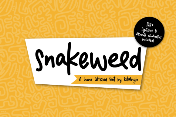 Snakeweed: The Playful Serif Font for Memorable Brand Identity