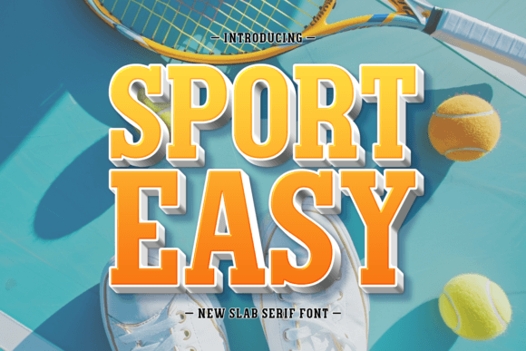 Sport Easy: A Bold Slab Serif for Modern Brand Identity
