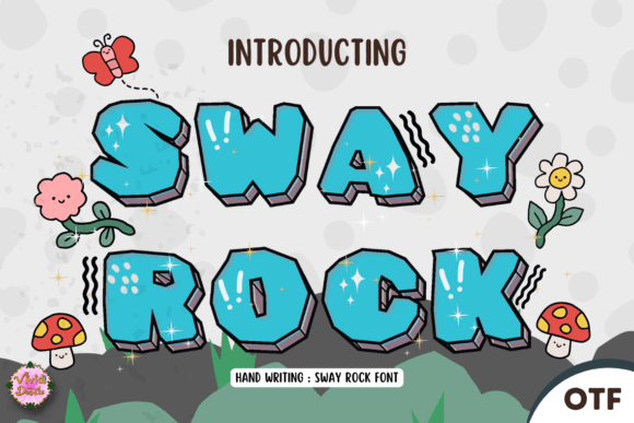 Sway Rock: The Bold Display Font for Handmade Labels and Signs