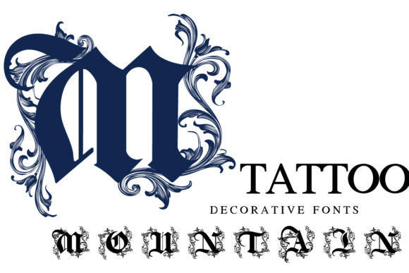 Tattoo Mountain: The Bold Blackletter Typeface for Handmade Brands