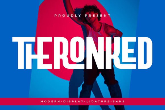 Theronked: The Bold Serif Typeface for Polished Brand Identity