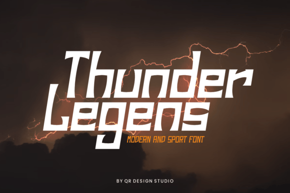 Thunder Legens: The Decorative Typeface for Engaging Editorial Design
