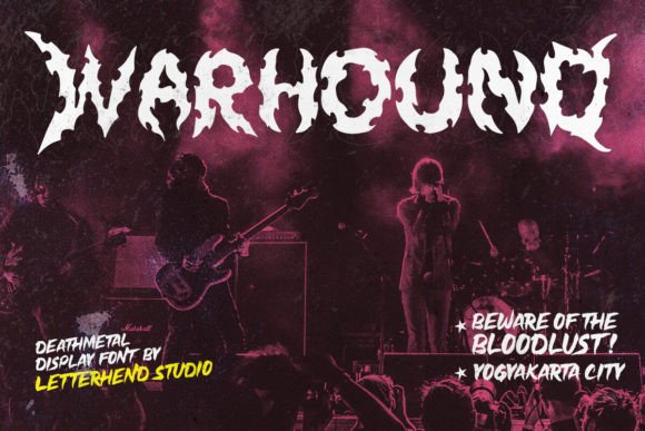 Warhound: A Bold Blackletter Typeface for Editorial Impact